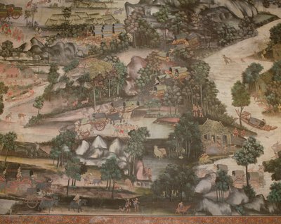 Wirharn Sasada, Élet vidéken, Wat Bowonniwet Vihara alkotó: Thai School