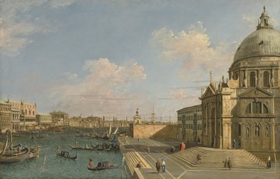 A velencei Canal Grande bejárata, keletre néző, 1730 körüli évek (olaj, vászon) alkotó: The Bateman Master
