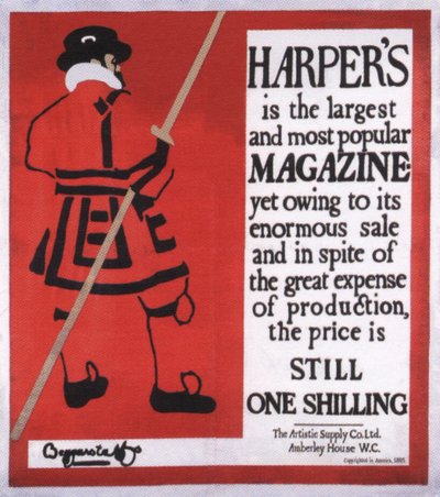 Harper’s Magazine, 1896 alkotó: The Beggarstaffs