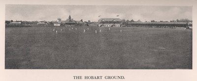 A Hobart Cricket Ground, Tasmania, Ausztrália, 1912 alkotó: The Sydney Daily Telegraph
