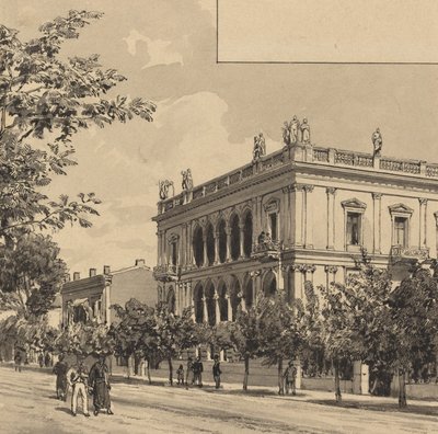 Heinrich Schliemann háza, 1890. alkotó: Themistocles von Eckenbrecher