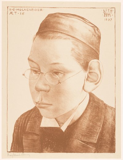 Bernard Molkenboer portréja alkotó: Theo Molkenboer