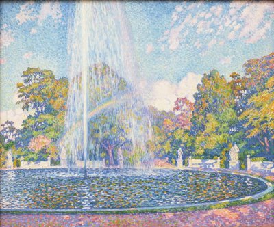 Szökőkút a potsdami Sanssouci-palota parkjában alkotó: Théo van Rysselberghe