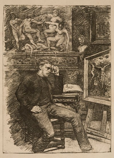 Emile Verhaeren „Contes de minuit” című kisregényének előképe alkotó: Théo van Rysselberghe
