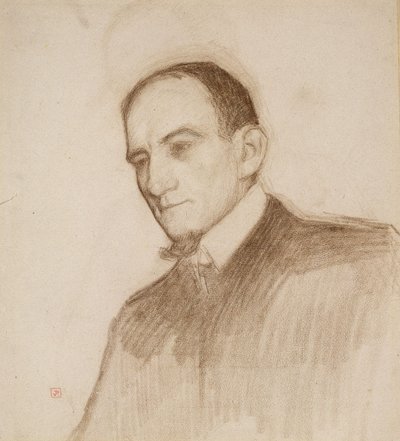 Félix Fénéon portréja alkotó: Théo van Rysselberghe