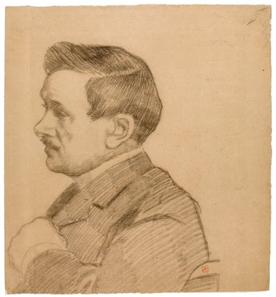 Maurice Maeterlinck portréja alkotó: Théo van Rysselberghe