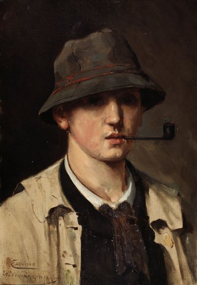 Önarckép, 1880 körüli (olaj, vászon) alkotó: Theo van Rysselberghe