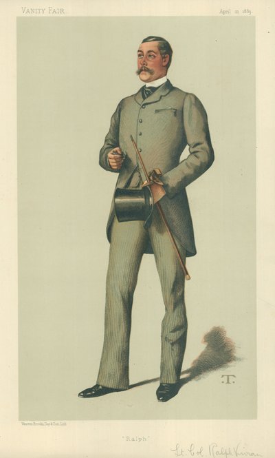 Ralph Vivian alezredes, Ralph, 1883. április 21., Vanity Fair rajzfilm alkotó: Theobald Chartran