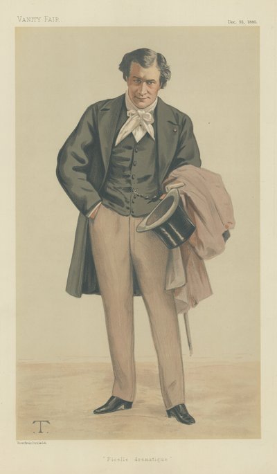 Victorien Sardou úr (színes litográfia) alkotó: Theobald Chartran