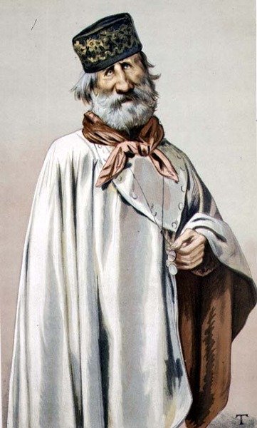 „Forradalom” rajzfilm a Giuseppe Garibaldi hiúsági vásárából alkotó: Theobald Chartran