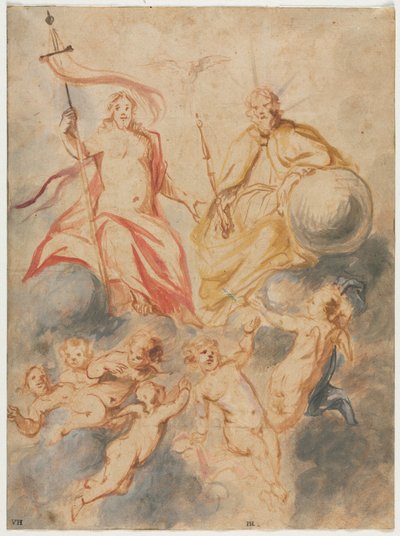 Szentháromság, c. 1647. alkotó: Theodoor van Thulden