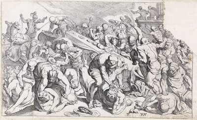 Agamemnon és Cassandra meggyilkolása Az Odüsszeusz munkássága (sorozat címe) alkotó: Theodoor van Thulden