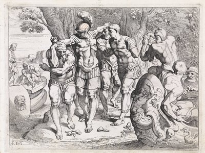 Odüsszeusz a lótuszevők országában Az Odüsszeusz munkássága (sorozat címe) alkotó: Theodoor van Thulden