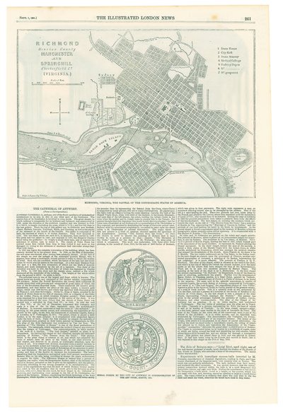 Richmond, Henrico megye, Manchester és Springhill, Chesterfield Co. alkotó: Theodor Ettling