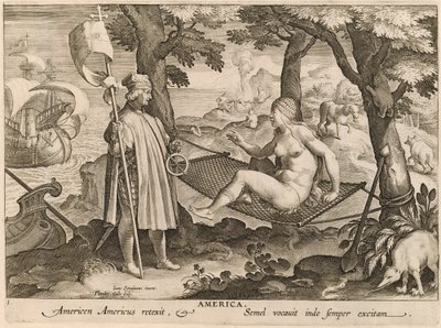 Amerika alkotó: Theodor Galle after Jan van der Straet