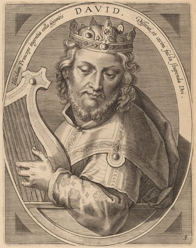 David alkotó: Theodor Galle after Jan van der Straet