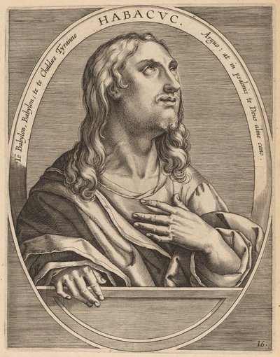 Habachuch alkotó: Theodor Galle after Jan van der Straet