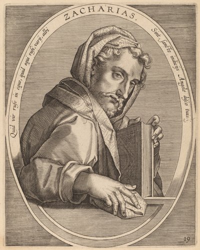 Zaccarias alkotó: Theodor Galle after Jan van der Straet