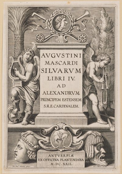 Címlap: Agostino Mascardi, Silvarium Libri IV alkotó: Theodor Galle after Sir Peter Paul Rubens