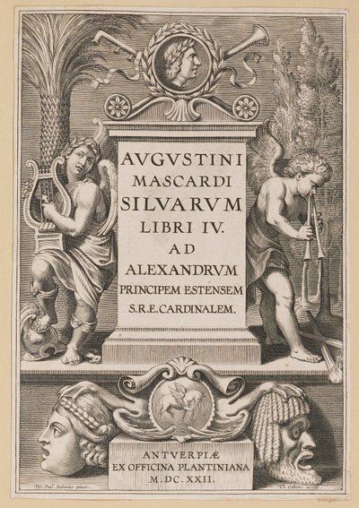 Címlap: Agostino Mascardi, Silvarium Libri IV alkotó: Theodor Galle after Sir Peter Paul Rubens