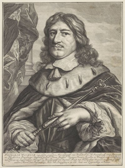 Brandenburgi Frigyes Vilmos portréja alkotó: Theodor Matham
