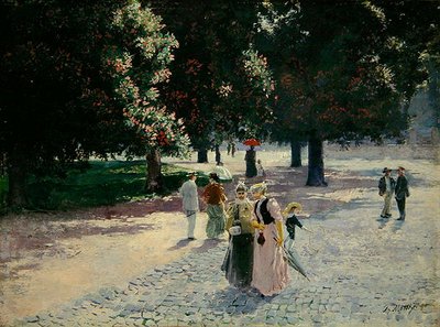 A Park szélén alkotó: Theodor Matthei