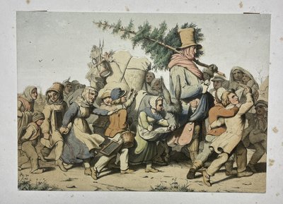 Szent Miklós gyermekekkel körülvéve alkotó: Theodor Mintrop