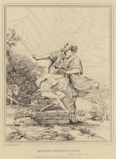 Ábrahám felajánlja Izsákot, Genezis alkotó: Theodor Rombouts