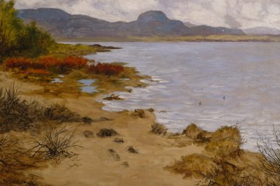 Strandjelenet Soneren (Andersnatten) alkotó: Theodor Severin Kittelsen