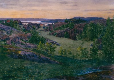 Skåtøy-i tájkép alkotó: Theodor Severin Kittelsen