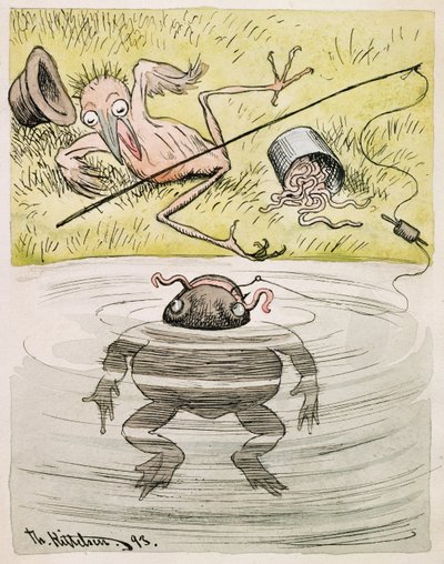 Az ég lesz a tanúm, hogy nem tudtam, hogy te vagy az, aki megharapta a horgomat alkotó: Theodor Kittelsen
