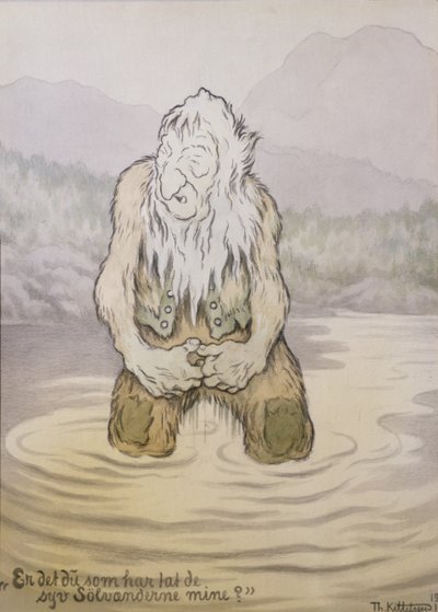 Ki vitte el hét ezüstkacsámat? alkotó: Theodor Kittelsen
