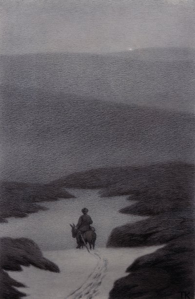 Igen, látok valamit messziről – mondta a fiú, az csillog alkotó: Theodor Kittelsen