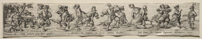 Parasztok tánca alkotó: Theodor de Bry