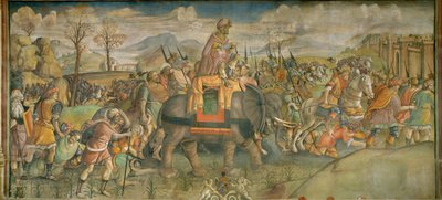 Hannibál Olaszországban freskó ... (freskó) alkotó: Theodor de Bry