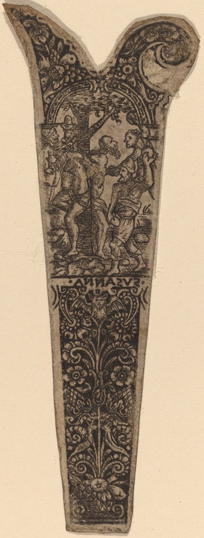 Dísz a kés nyeléhez alkotó: Theodor de Bry