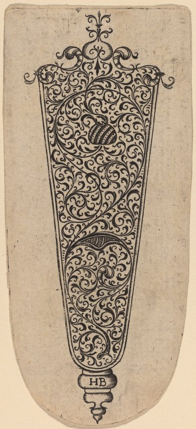 Dísz a kés nyeléhez alkotó: Theodor de Bry
