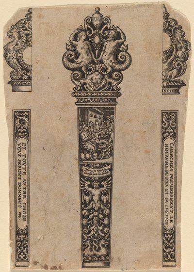 Dísz a kés nyeléhez alkotó: Theodor de Bry