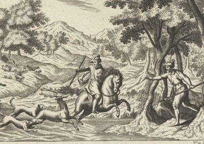Szarvasvadászat alkotó: Theodor van Merlen (II)