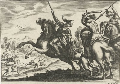 oroszlánvadászat alkotó: Theodor van Merlen (II)
