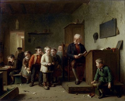 Az osztályterem, 1872 alkotó: Theodore Bernard de Heuvel