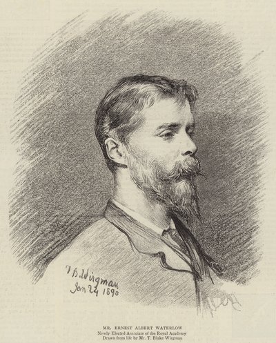 Ernest Albert Waterlow úr (metszet) alkotó: Theodore Blake (after) Wirgman