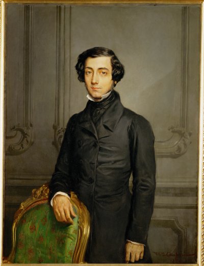 Alexis de Tocqueville, államférfi (festmény, vászon) alkotó: Theodore Chasseriau