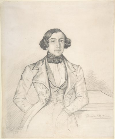 Philibert-Oscar de Ranchicourt gróf alkotó: Théodore Chassériau