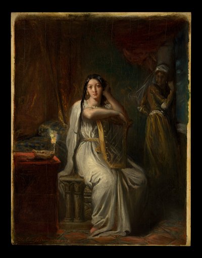 Desdemona (A fűzfa dala) alkotó: Théodore Chassériau