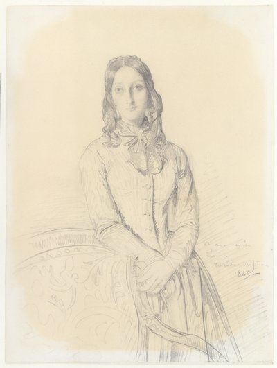 Madame Gabrielle Marcotte de Quivières portréja alkotó: Théodore Chassériau