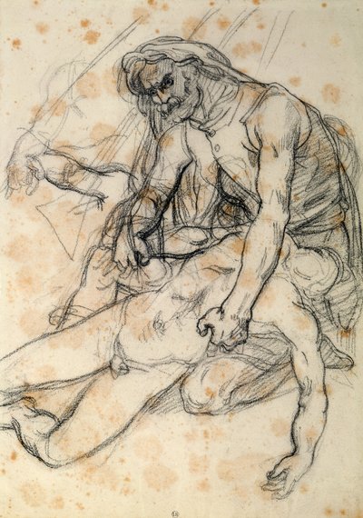 Egy apa, aki a fia testét tartja alkotó: Theodore Gericault