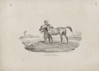 Egy arab ló alkotó: Theodore Gericault