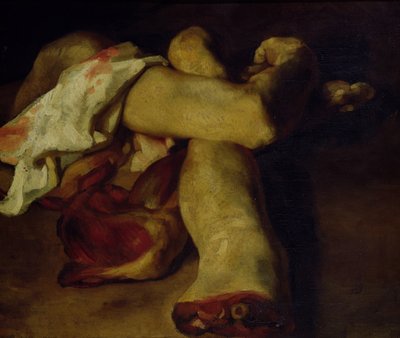 Anatómiai darabok (olaj, vászon) alkotó: Theodore Gericault