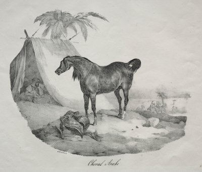 Arab ló alkotó: Theodore Gericault